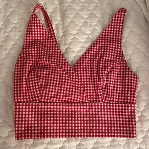 Gingham Crop Top